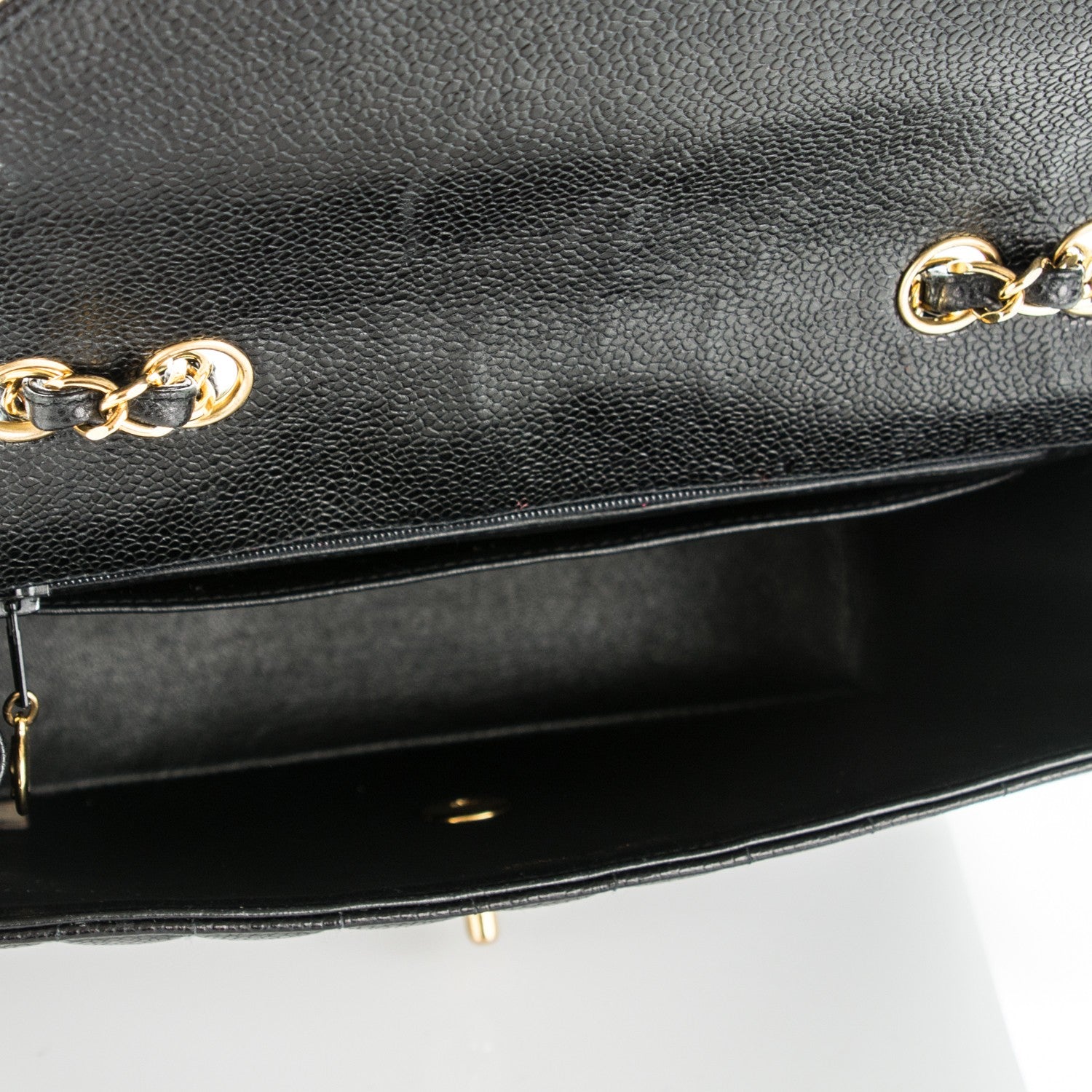 Chanel Caviar Quilted Small Single Flap Black 5 of 9
