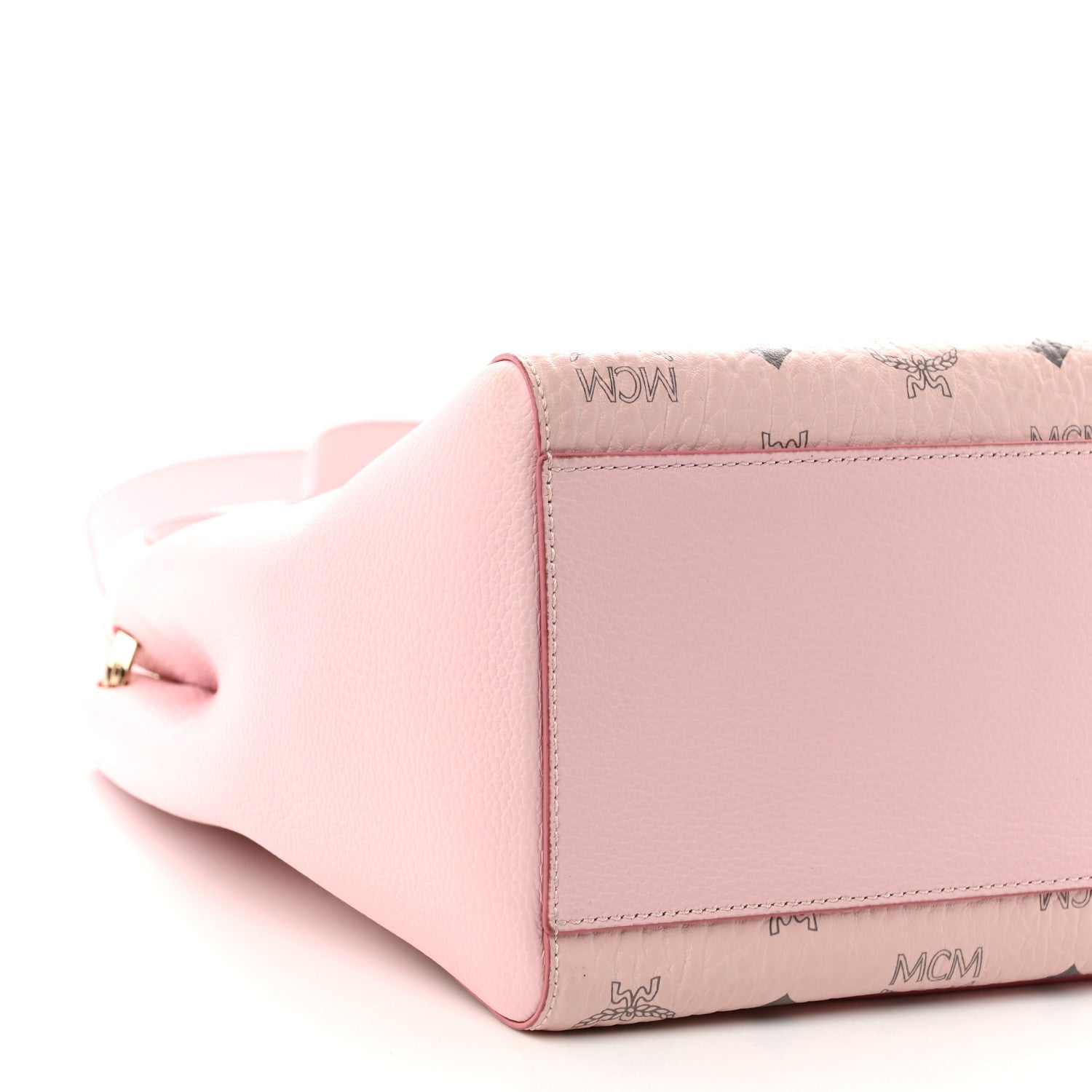 MCM Visetos Medium Aren Hobo Powder Pink 9 of 10