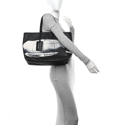Chanel Canvas Karl Lagerfeld Mobile Art Tote Black 2 of 12