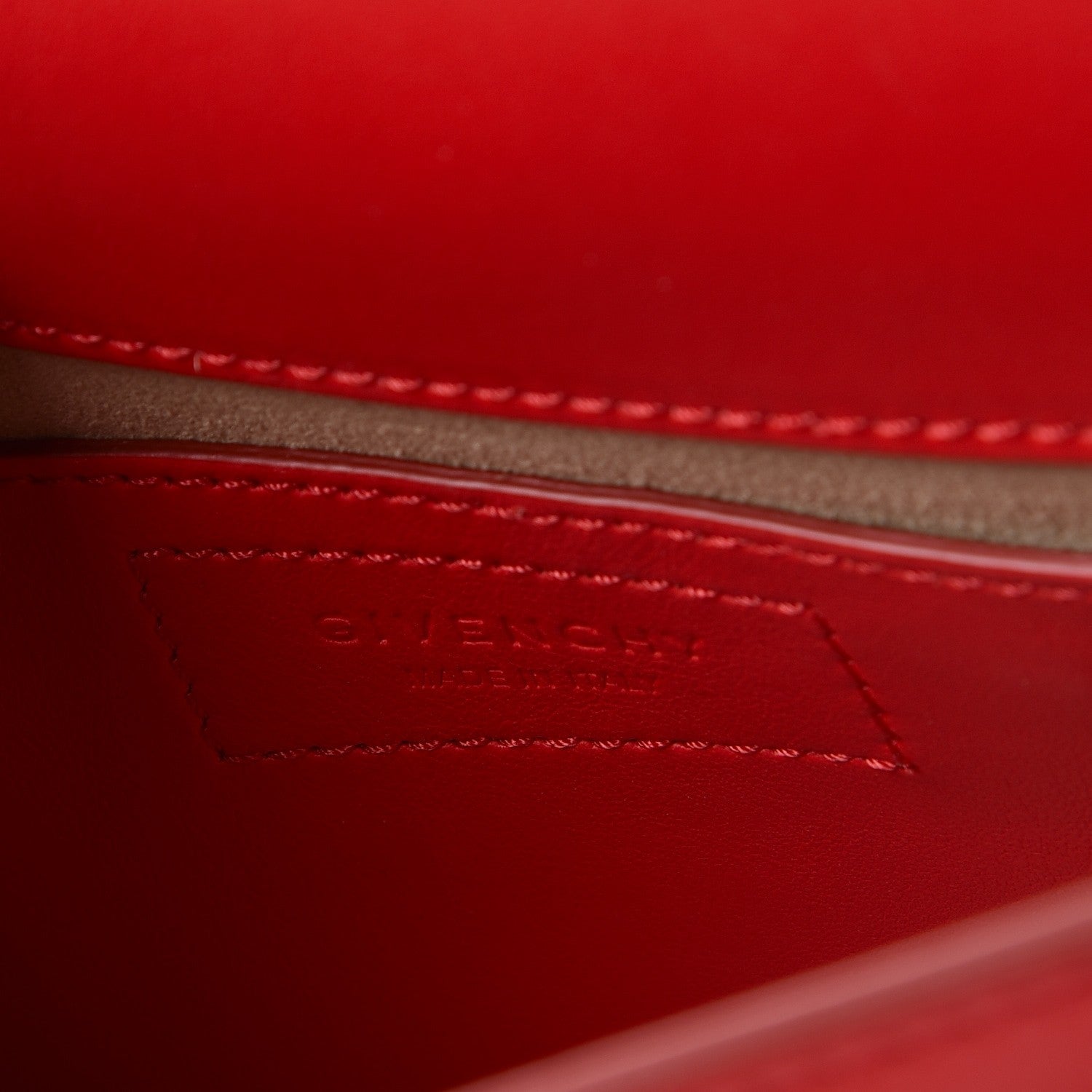 Givenchy Calfskin Mini Infinity Saddle Bag Medium Red 6 of 9