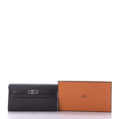 Hermes Epsom Kelly Wallet To Go Black 9 of 9