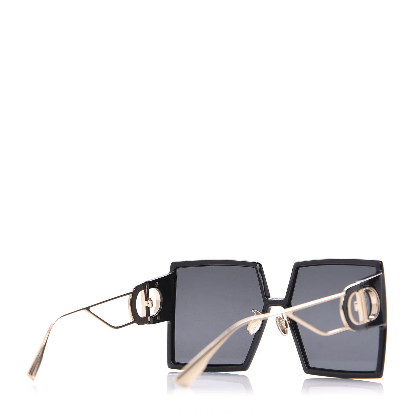 Square 30 Montaigne Sunglasses Black