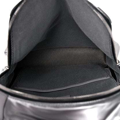 MCM Metallic Medium Jemison Backpack Silver 4 of 9