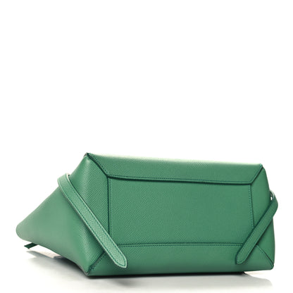 Celine Grained Calfskin Micro Belt Bag Pop Green 4 of 11