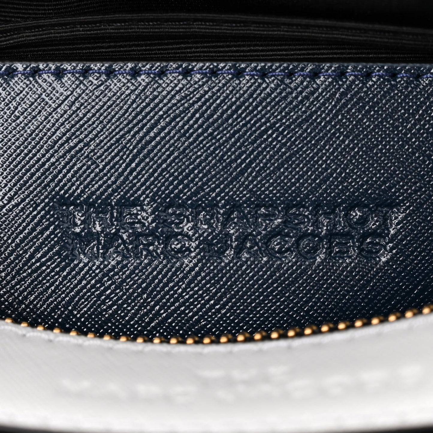 Saffiano Small Snapshot Camera Bag Blue Sea