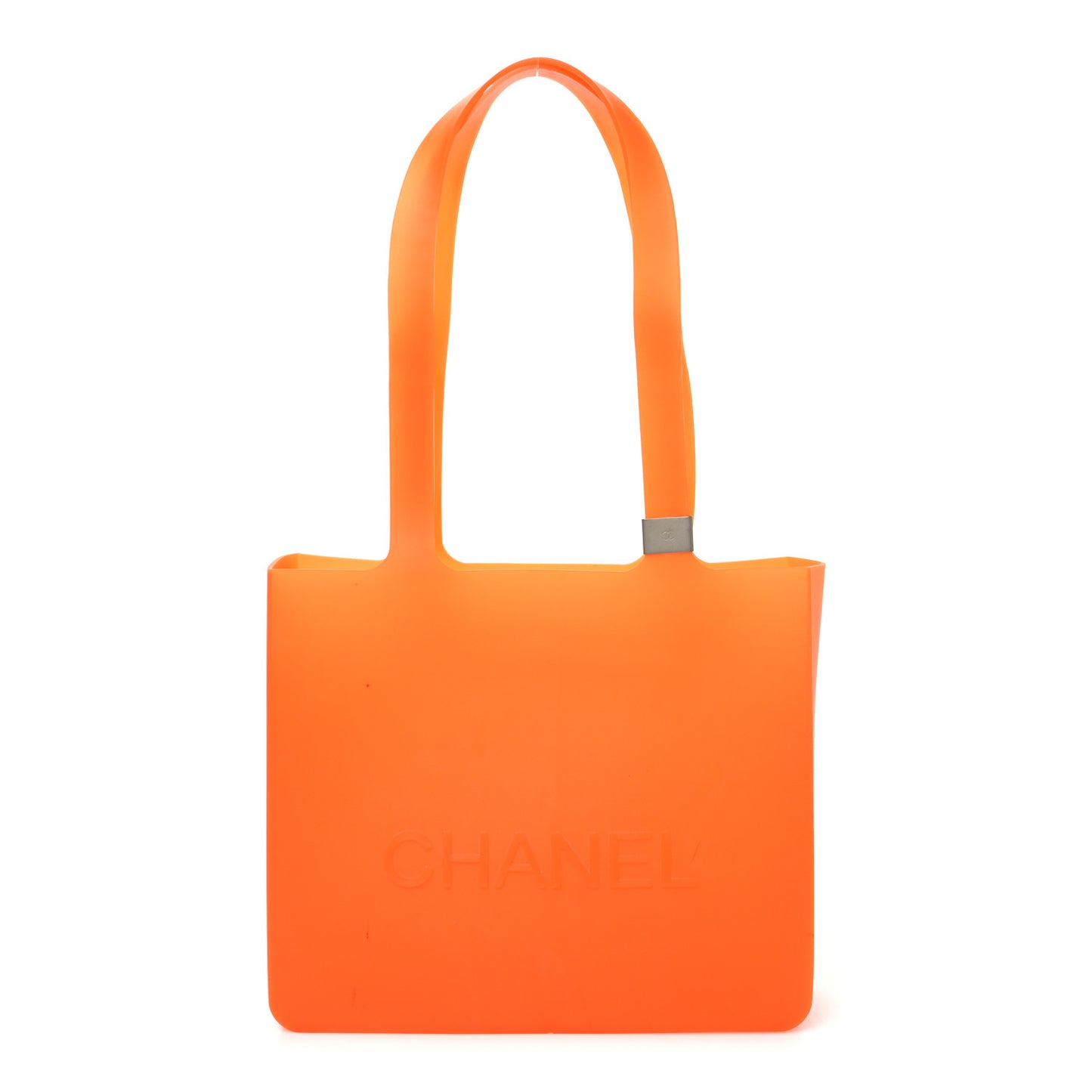 Jelly Rubber Tote Orange