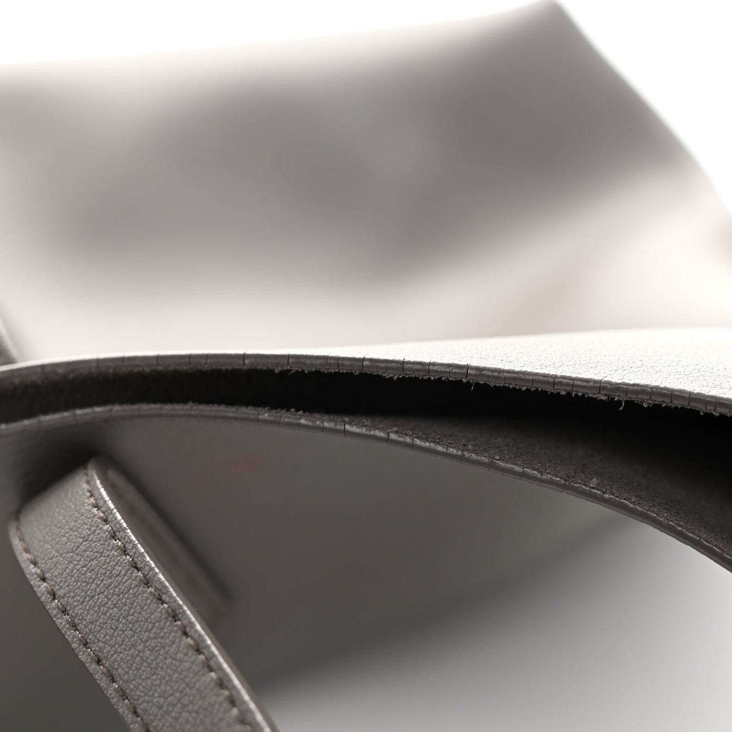 Calfskin Medium Shopping Tote Fog