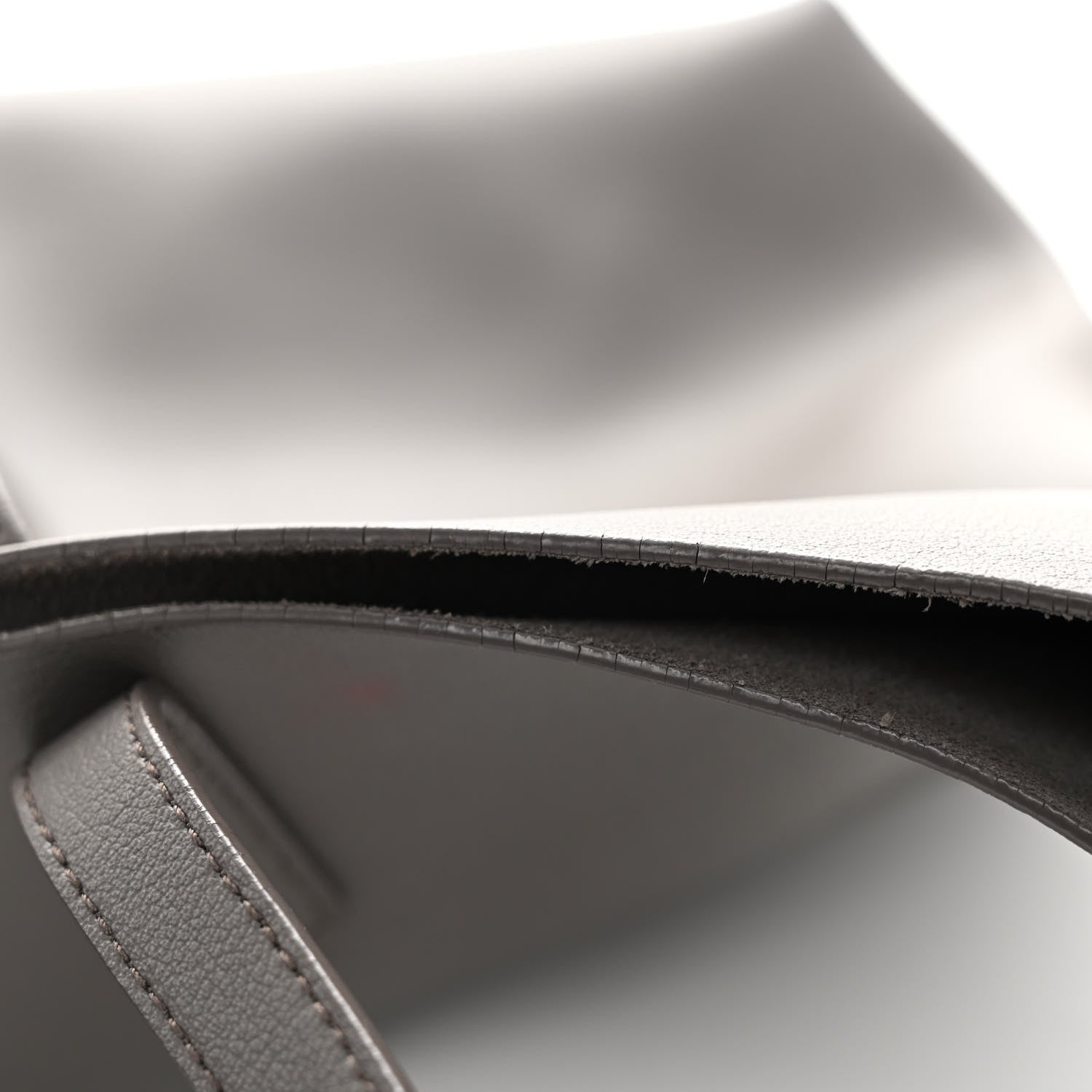 Saint Laurent Calfskin Medium Shopping Tote Fog 10 of 10