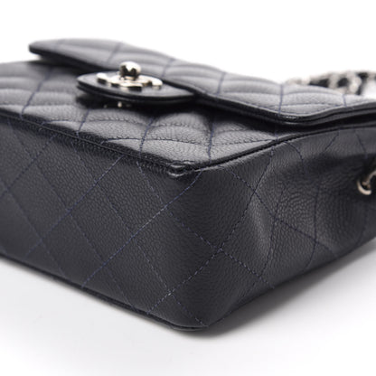 Chanel Caviar Quilted Mini Square Flap Navy 7 of 11