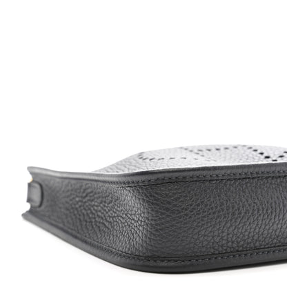 Hermes Taurillon Clemence Evelyne TPM Plomb 9 of 10