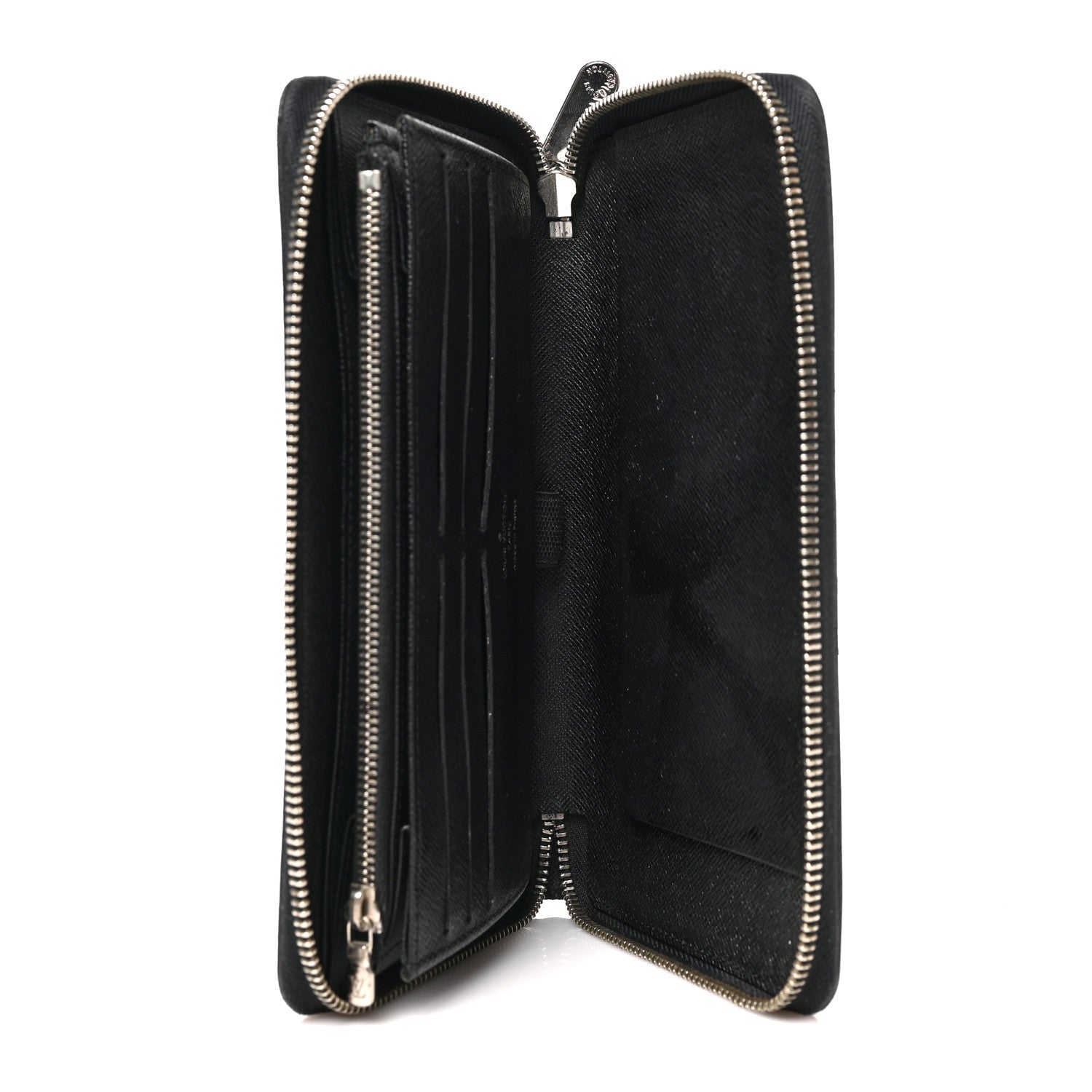 Louis Vuitton Epi Zippy Organizer Wallet Black 4 of 7