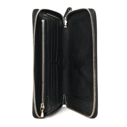 Louis Vuitton Epi Zippy Organizer Wallet Black 4 of 7