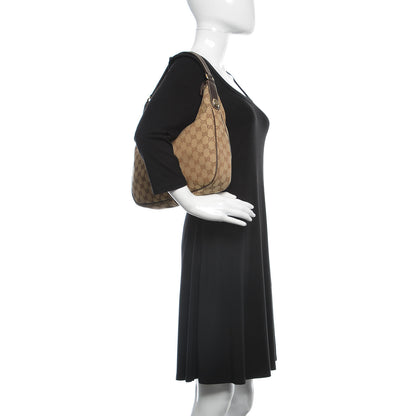 Gucci Monogram Medium Charmy Hobo Dark Brown 2 of 18