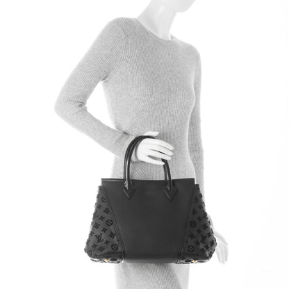 Louis Vuitton Cuir Orfèvre Tote W PM Black 2 of 6