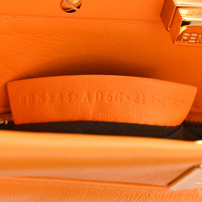 Fendi Nappa Mini Peekaboo Iconic Satchel Clementine 7 of 14