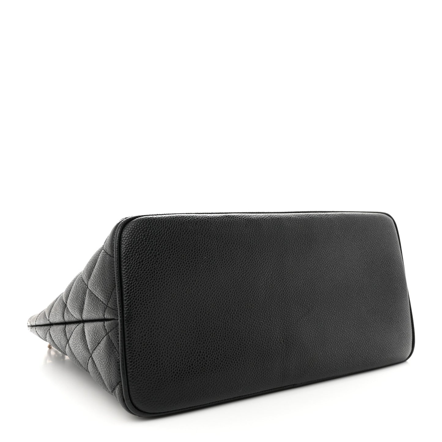 Caviar Quilted Medallion Tote Black