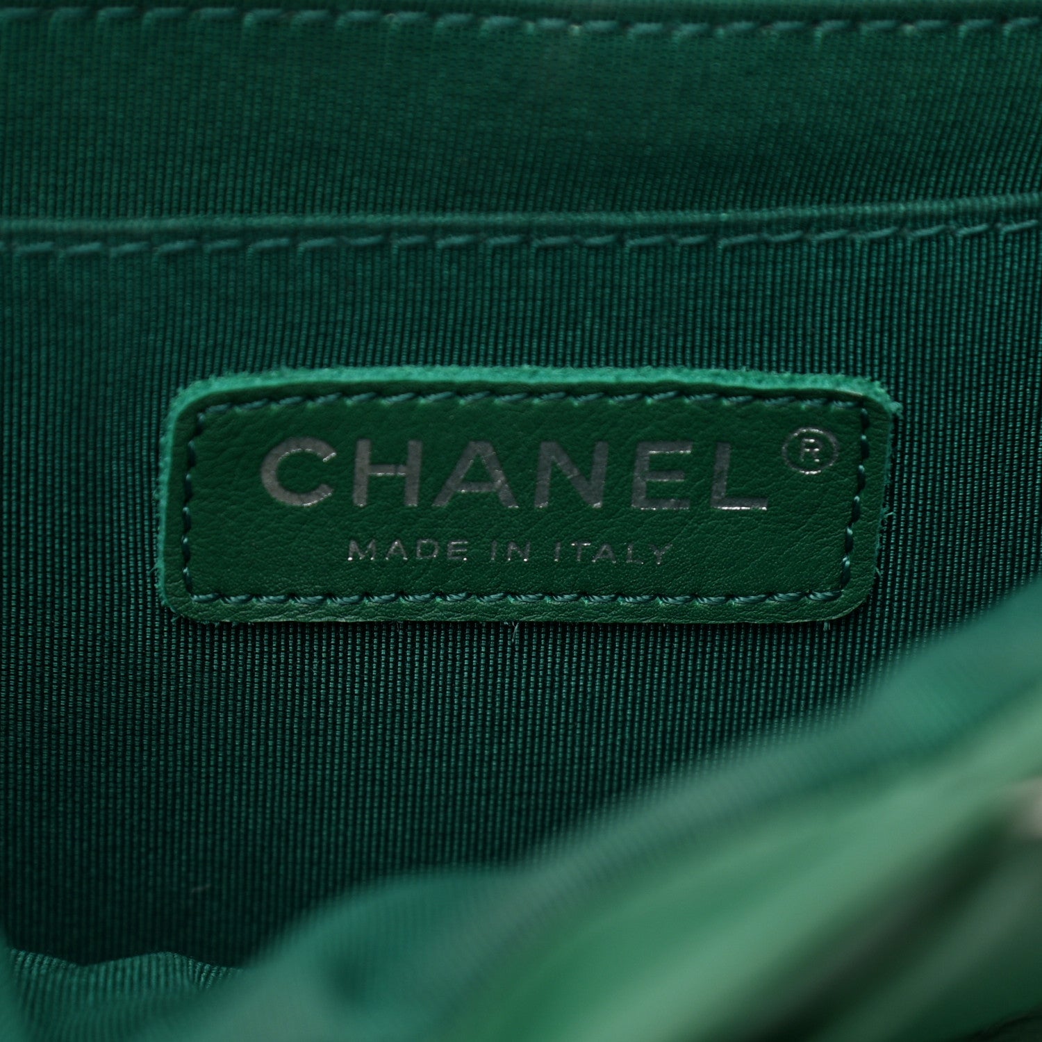 Chanel Lambskin Chevron Quilted Small Urban Spirit Backpack Green 6 of 10