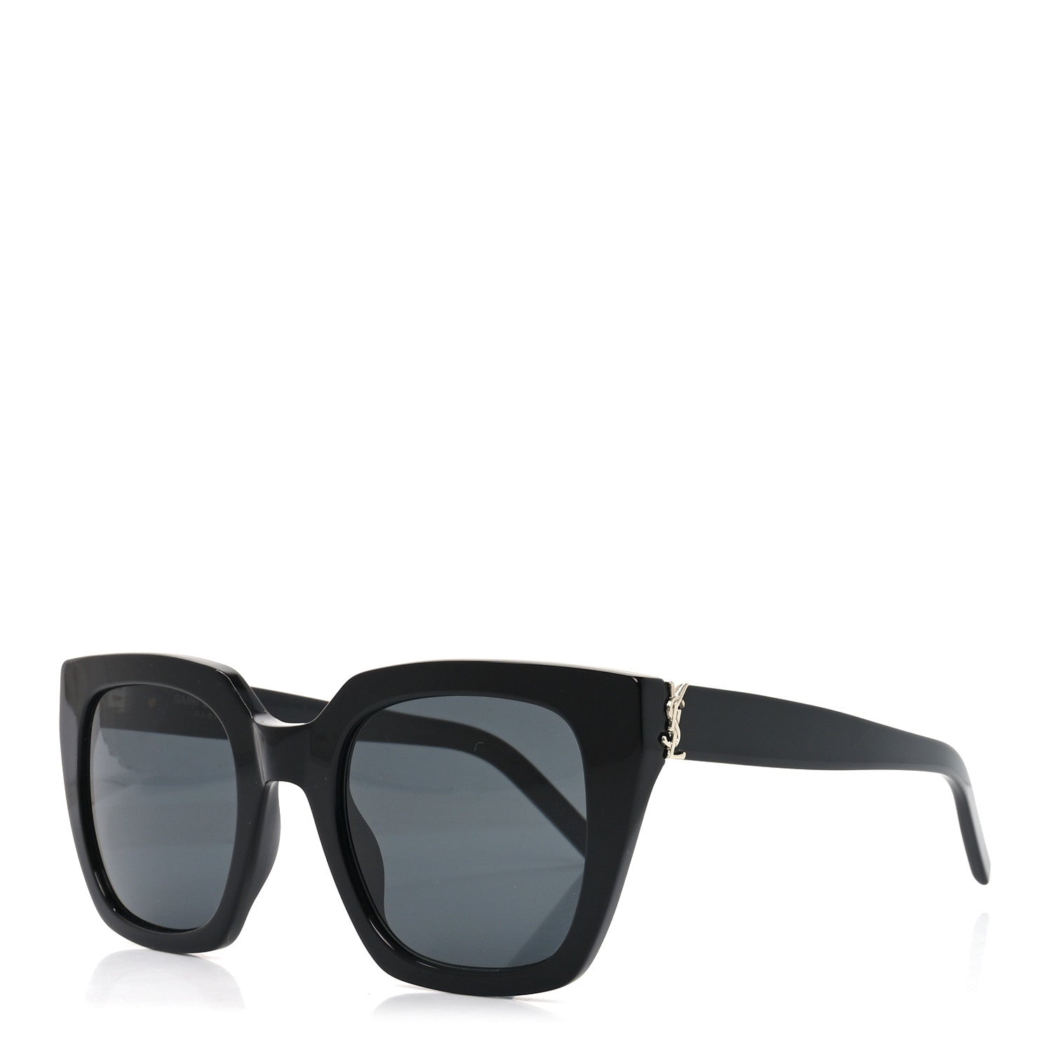 Saint Laurent Acetate Cat Eye Sunglasses SL M143 Black 1 of 8