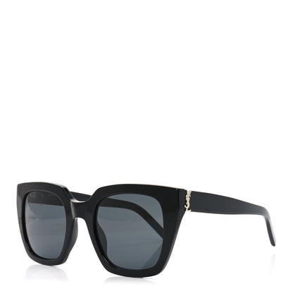 Saint Laurent Acetate Cat Eye Sunglasses SL M143 Black 1 of 8
