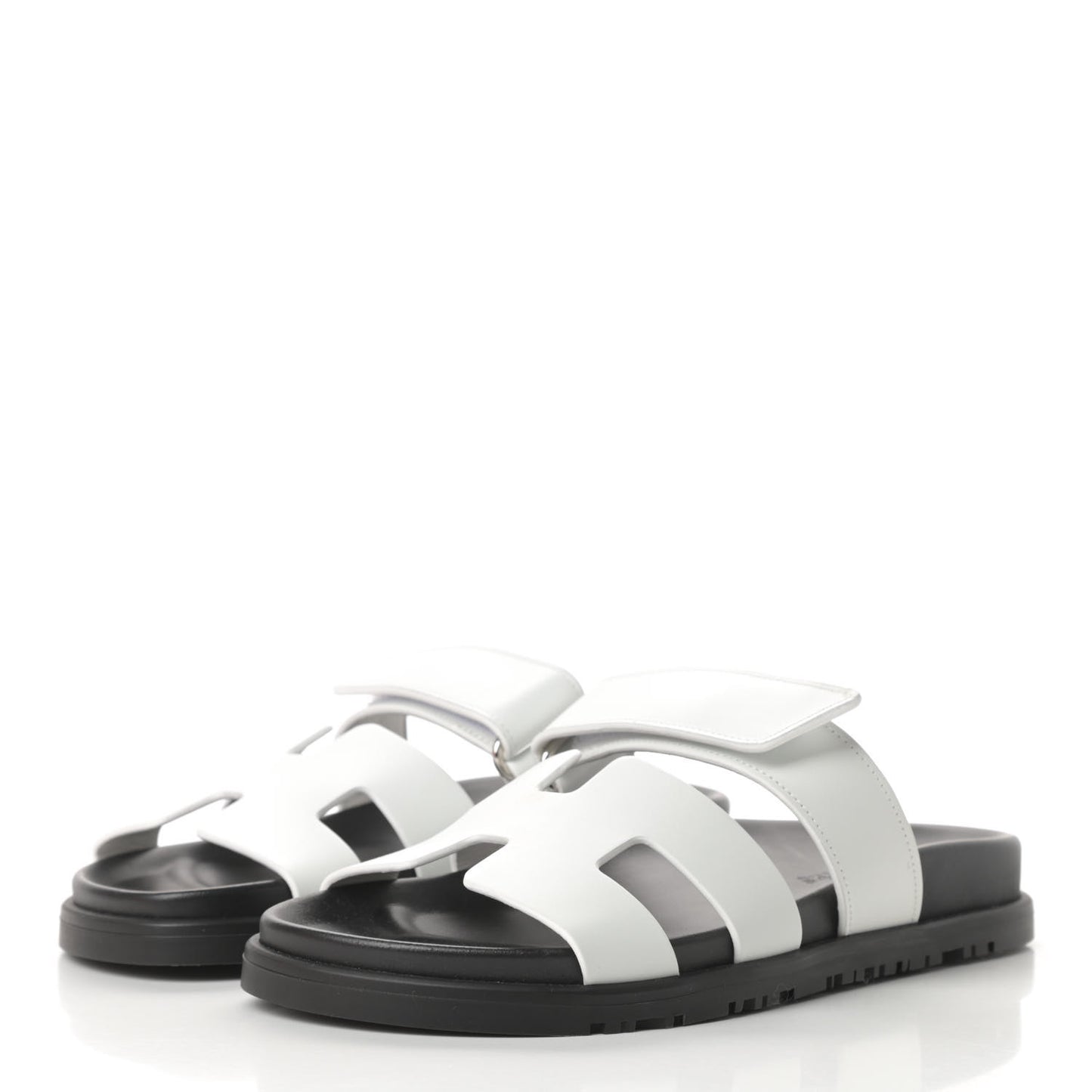 Calfskin Womens Chypre Sandals 36 White
