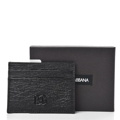 Dolce & Gabbana Vitello Logo Card Holder Black 6 of 6