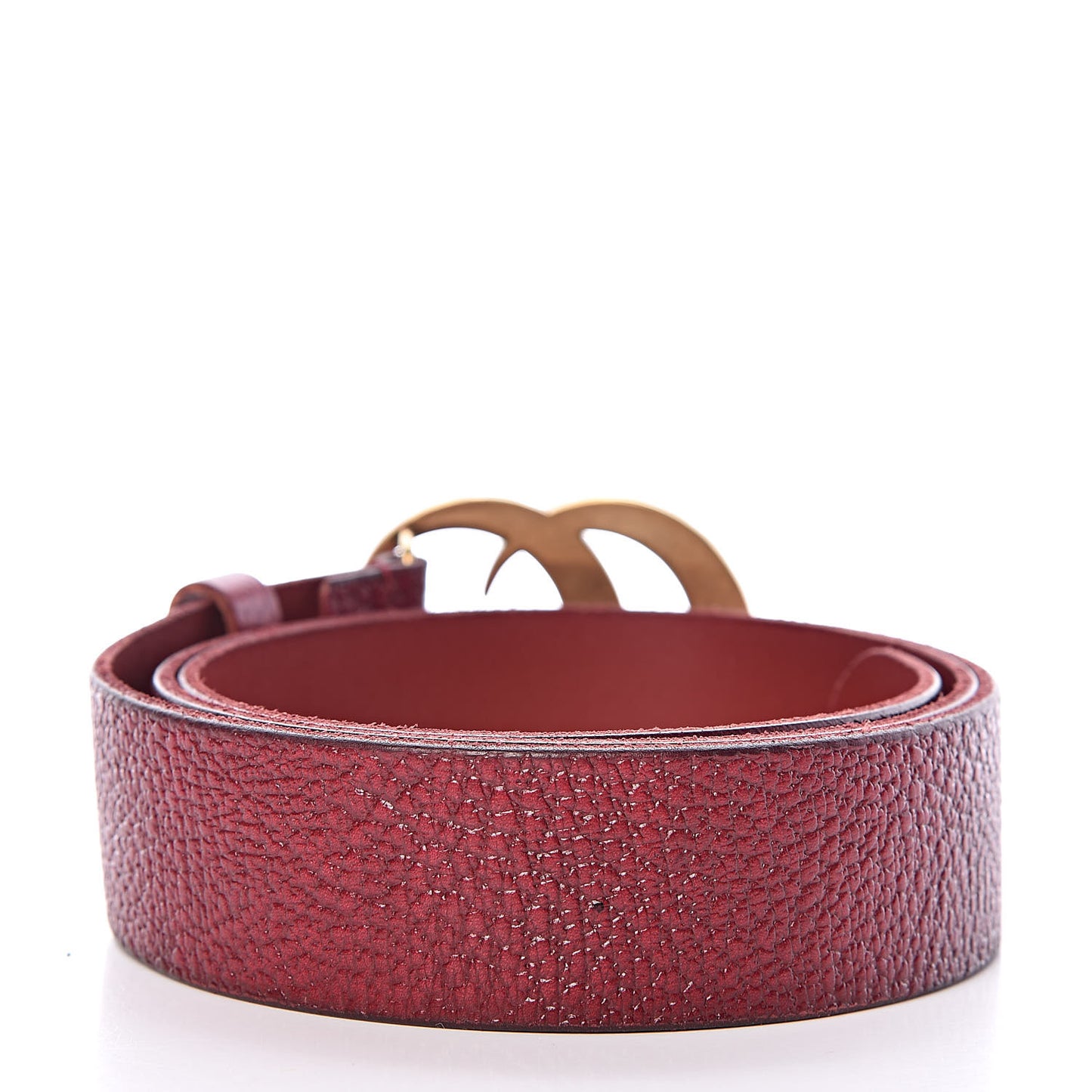 Cuoio Tusk Lavato Pearl Double G 40mm Belt 105 42 Romantic Cerise Cream
