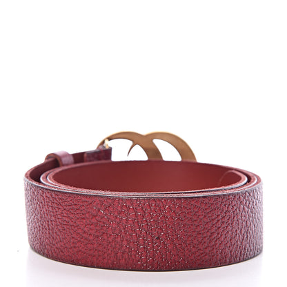 Gucci Cuoio Tusk Lavato Pearl Double G 40mm Belt 105 42 Romantic Cerise Cream 3 of 6