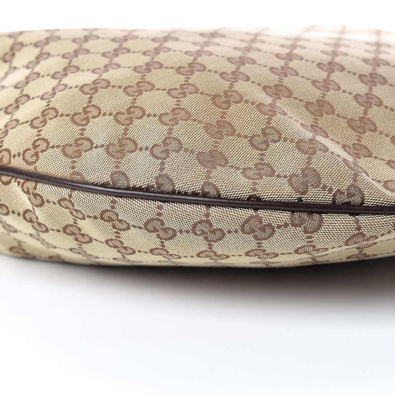 Gucci Monogram Large Wave Hobo Dark Brown 8 of 10