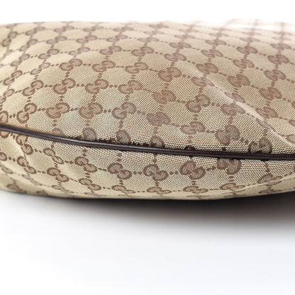 Gucci Monogram Large Wave Hobo Dark Brown 8 of 10