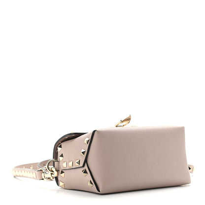 Valentino Garavani Calfskin Mini Rockstud Crossbody Bag Poudre 4 of 10
