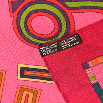 Hermes Cashmere Silk Tohu Bohu Shawl 140 2 of 8