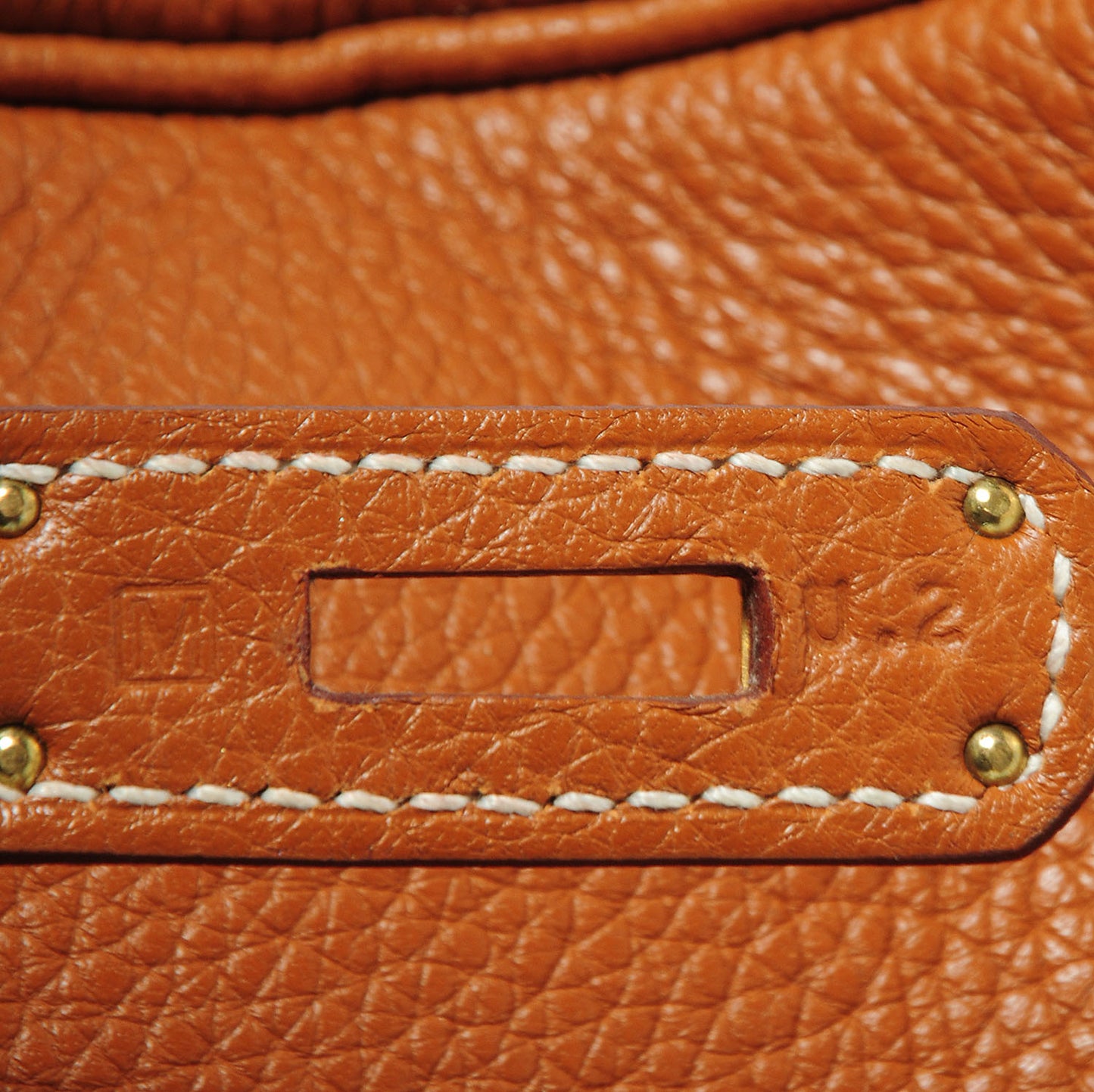 Taurillon Clemence Birkin 35 Gold