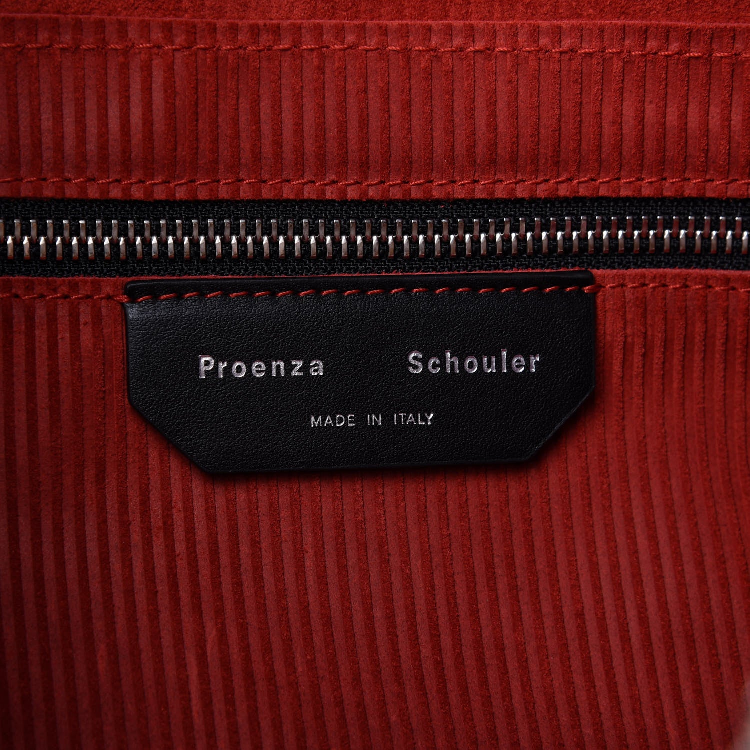 Proenza Schouler Corduroy Suede XL Tote Red 8 of 10