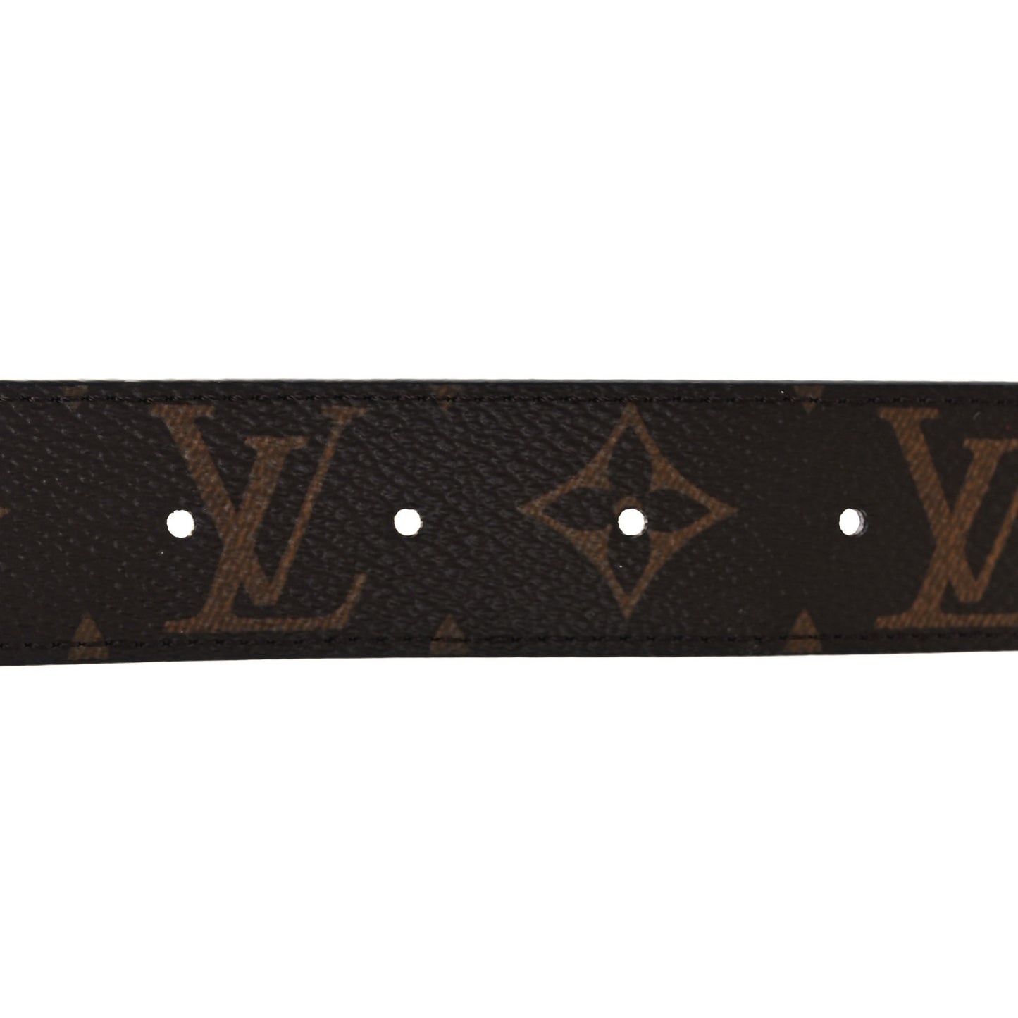 Calfskin Monogram 30mm LV Initiales Reversible Belt 85 34 Black