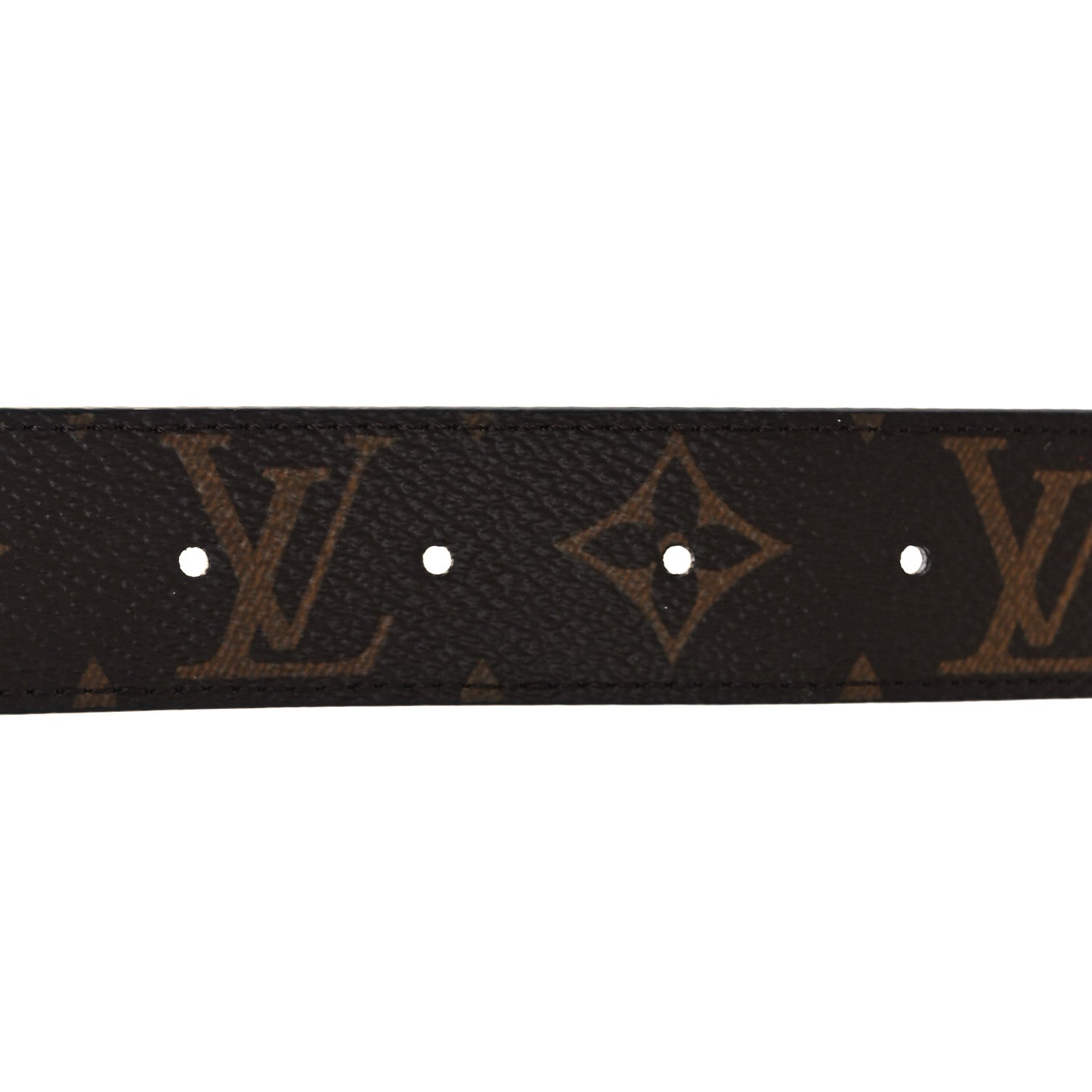 Louis Vuitton Calfskin Monogram 30mm LV Initiales Reversible Belt 85 34 Black 4 of 5