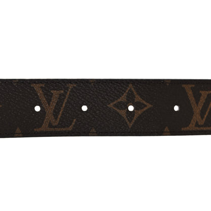 Louis Vuitton Calfskin Monogram 30mm LV Initiales Reversible Belt 85 34 Black 4 of 5