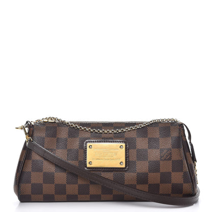 Louis Vuitton Damier Ebene Eva Clutch 1 of 12