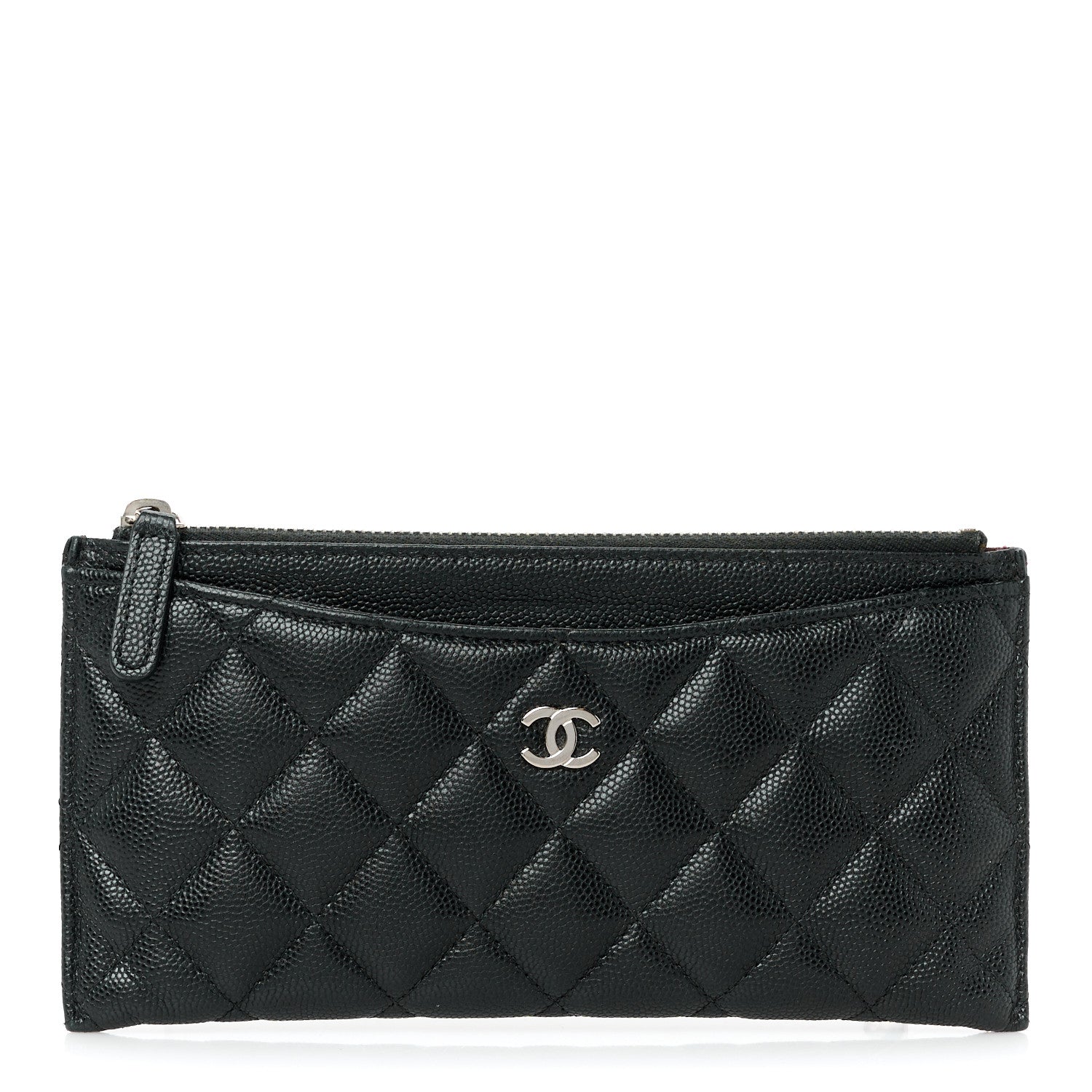 Chanel Caviar Quilted Classic Zip Pouch Black 1 of 8