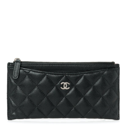 Chanel Caviar Quilted Classic Zip Pouch Black 1 of 8