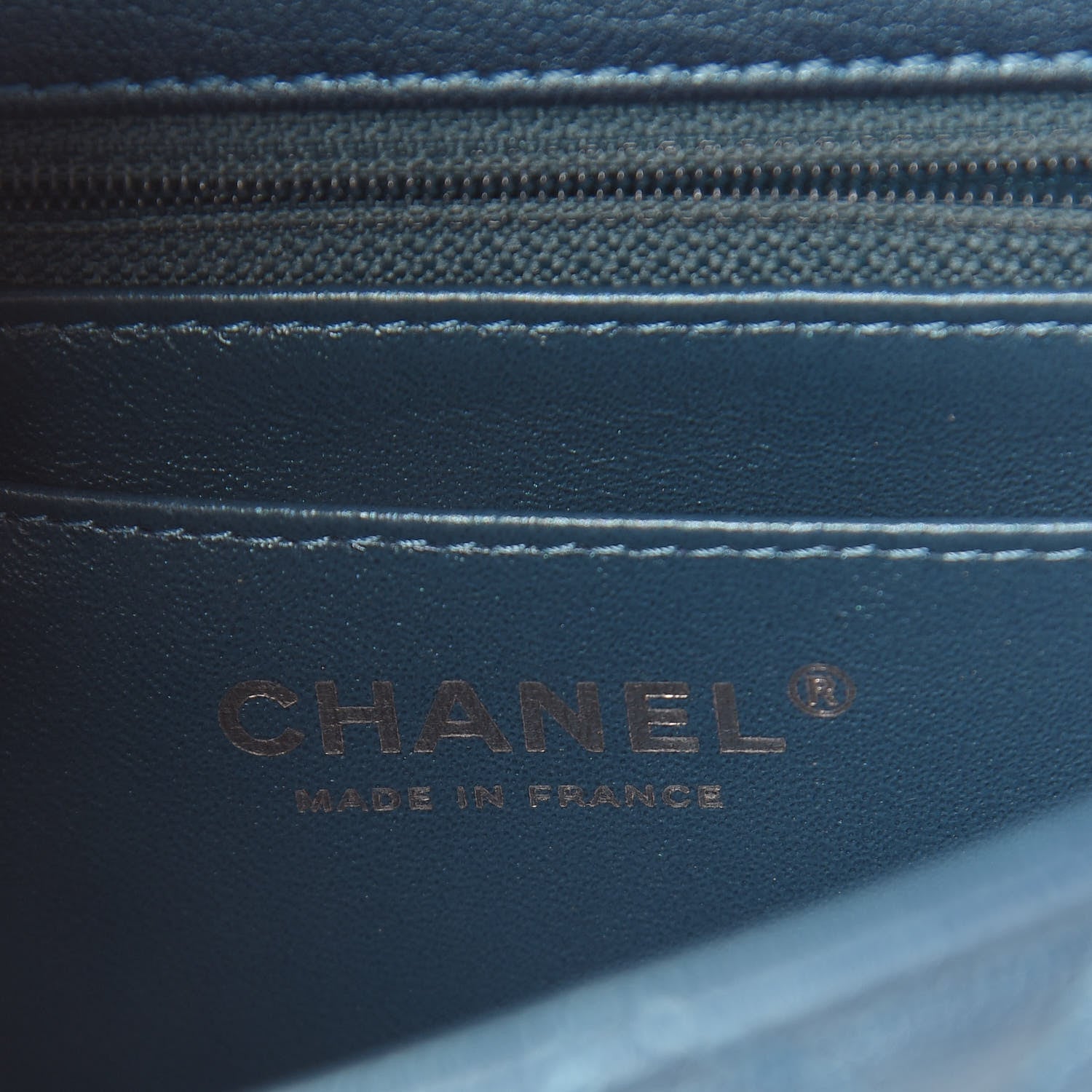Chanel Metallic Sheepskin Quilted 2.55 Reissue Mini Flap Blue 6 of 12