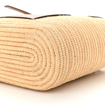 Loewe Raffia Square Small Basket Tote Bag Natural Tan 10 of 11