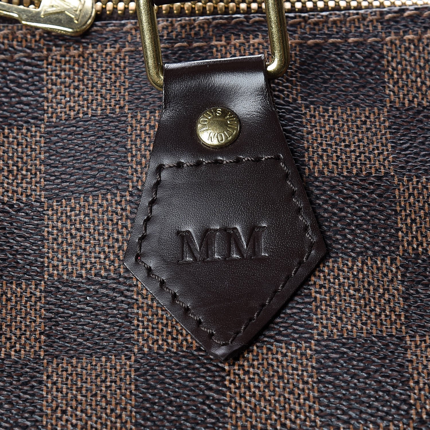 Louis Vuitton Damier Ebene Speedy Bandouliere 35 10 of 20
