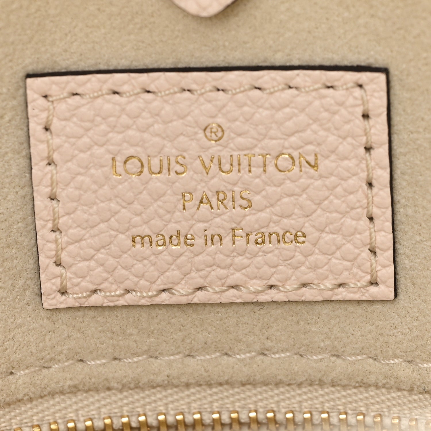 Louis Vuitton Empreinte Monogram Giant By The Pool Onthego MM Cream Saffron 6 of 9