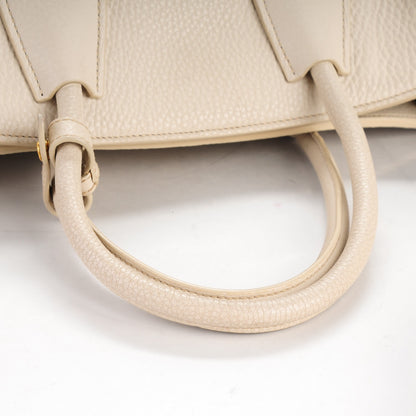 Prada Vitello Daino Shopping Tote Talco 9 of 10