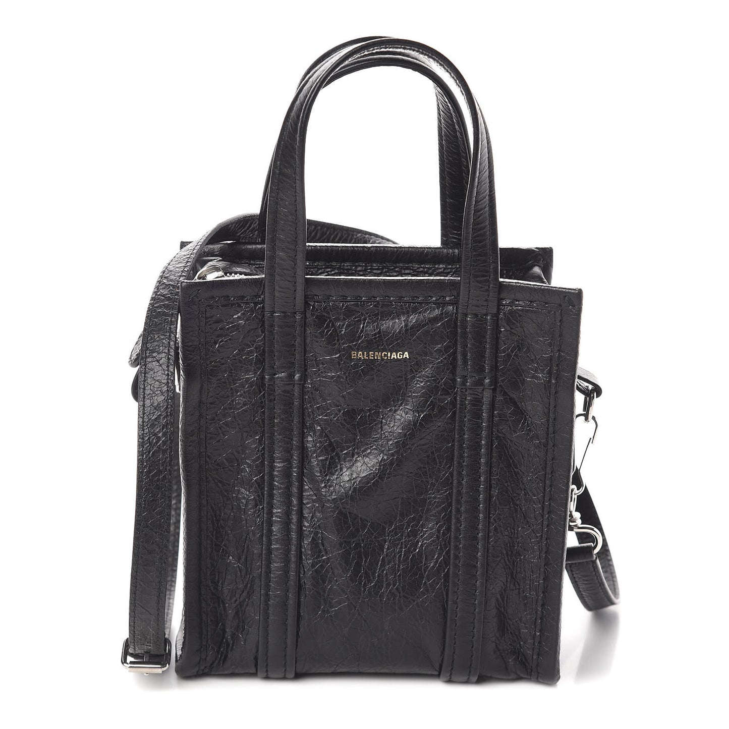 Agneau XXS Bazar Shopper Tote Black