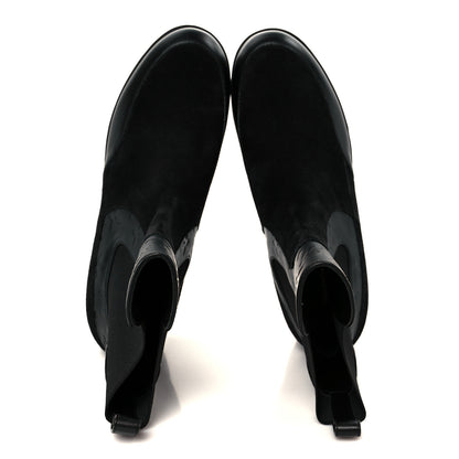 Louis Vuitton Suede Laureate Platform Chelsea Boot 41 Black 2 of 9