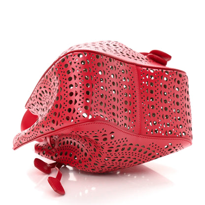 Alaia Calfskin Vienne Rose-Marie 19 Bag Red 4 of 8