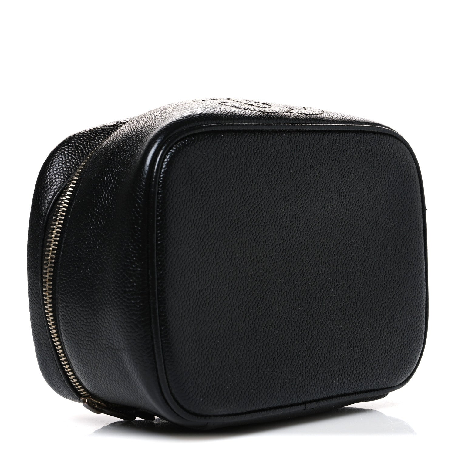 Chanel Caviar CC Vanity Cosmetic Case Black 4 of 7