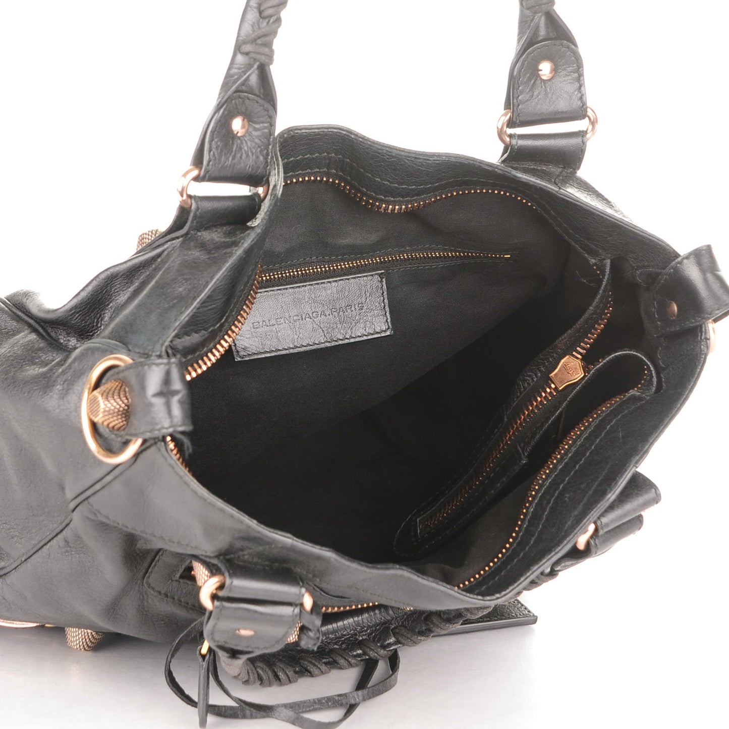 Agneau Giant 21 Rose Gold Hardware Velo Black