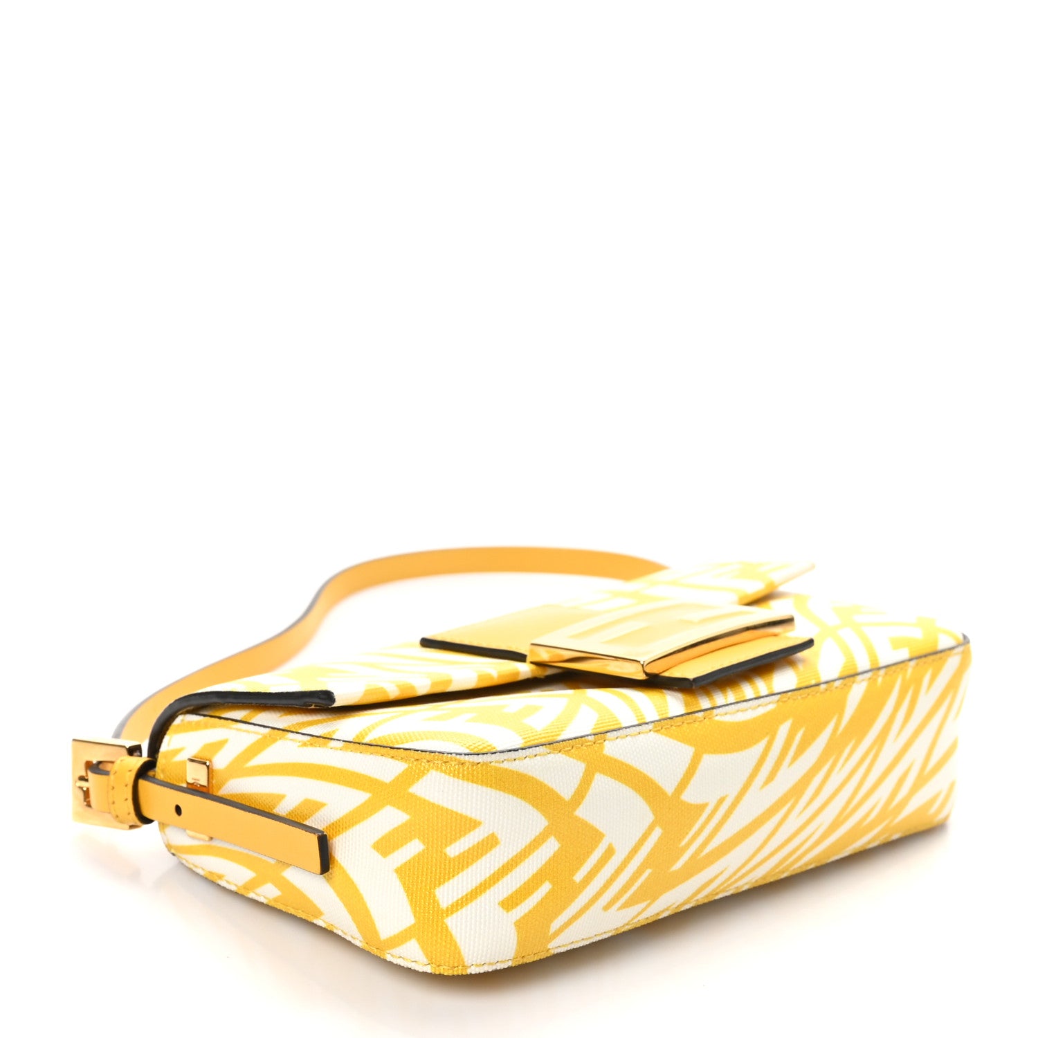 Fendi X SARAH COLEMAN Glazed Canvas Vitello King FF Vertigo Mini